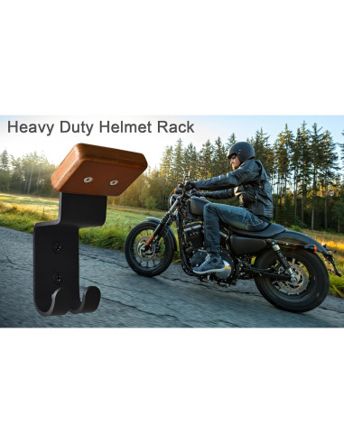 Soporte de Casco Montado en Pared Qktxktzy - Alta Resistencia