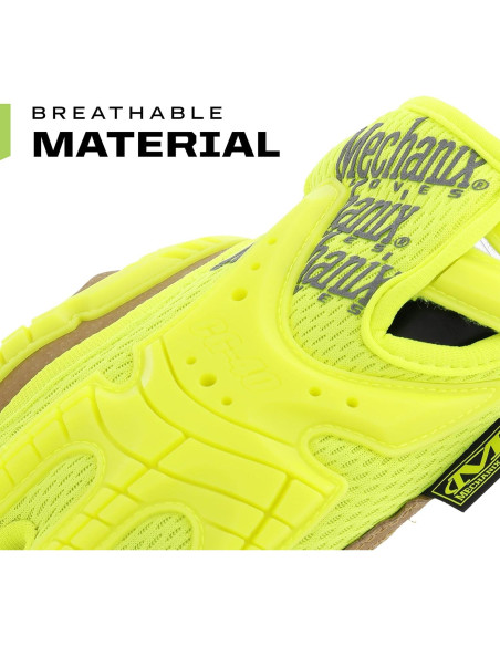 Guantes de Trabajo Pesados Mechanix Wear Hi-Viz CG XL Amarillo