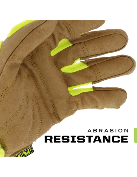 Guantes de Trabajo Pesados Mechanix Wear Hi-Viz CG XL Amarillo
