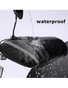 Guantes de Manillar HKSICHENGKEJI Impermeables Térmicos 31.5x22.6cm 2