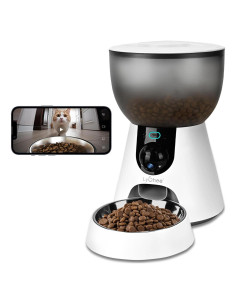 Dispensador Automático de Comida Lychee 4L con Cámara HD