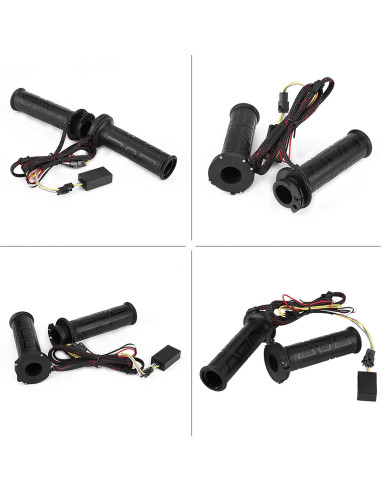 Agarraderas Calientes Eléctricas EVGATSAUTO 22mm para Motocicleta