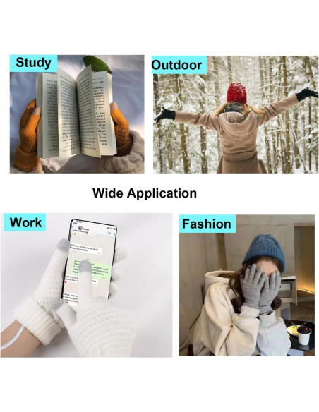 Guantes Calentados por USB Genérica FGF-CPQZST-BK Táctiles