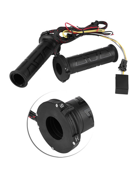 Agarraderas Calientes Eléctricas EVGATSAUTO 22mm para Motocicleta