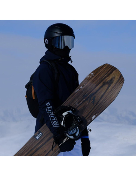 Guantes Calentados LEWOTE XL Impermeables Táctiles para Esquí