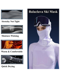 Balaclava de Esquí Térmica JJZS para Climas Fríos - Unisex 2