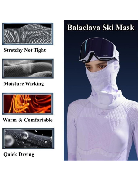 Balaclava de Esquí Térmica JJZS para Climas Fríos - Unisex