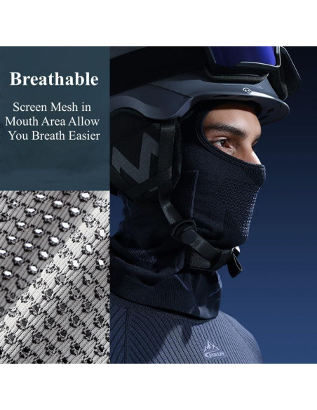 Balaclava de Esquí Térmica JJZS para Climas Fríos - Unisex