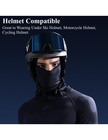 Balaclava de Esquí Térmica JJZS para Climas Fríos - Unisex