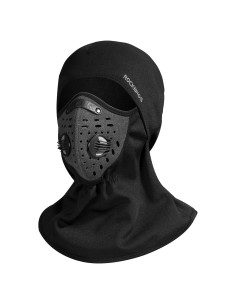 Balaclava Térmica ROCKBROS para Hombres - Invierno, Negro