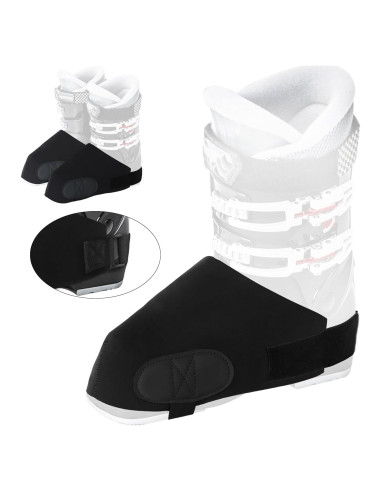Cubiertas para Botas de Esquí Atvkov - Neopreno Negro Talla M
