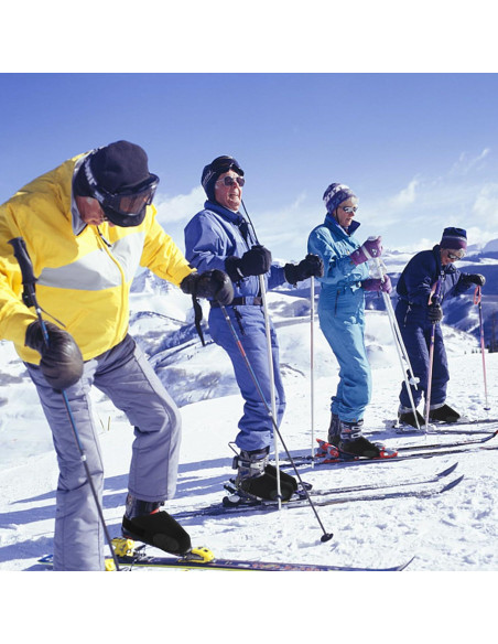 Cubiertas para Botas de Esquí Atvkov - Neopreno Negro Talla M