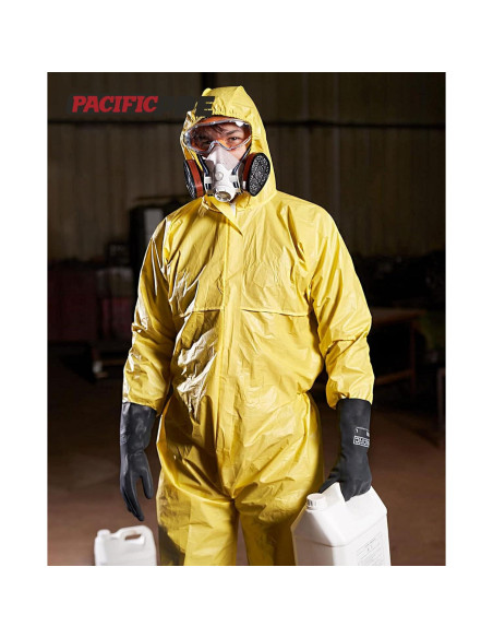 Guantes Químicos PACIFIC PPE 2 Pares M/8 Resistentes al Ácido