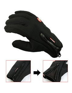 Guantes de Ciclismo Impermeables HKXY Térmicos con Pantalla Táctil 2