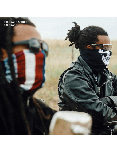 Máscara Facial de Motocicleta Indie Ridge Skull - Invierno