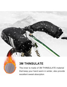 Mitones de Manillar ROCKBROS Térmicos A Prueba de Viento 2