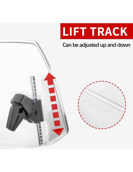 Extensión de Parabrisas de Motocicleta KICRY Transparente