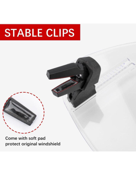 Extensión de Parabrisas de Motocicleta KICRY Transparente