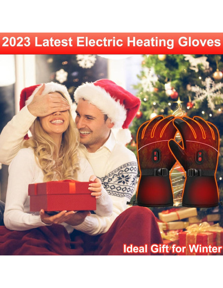 Guantes Térmicos Eléctricos lgtlqt para Esquí y Ciclismo - Impermeables