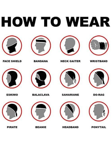 8 Pcs Máscaras Faciales Calavera Balaclava Unisex para Motocicleta