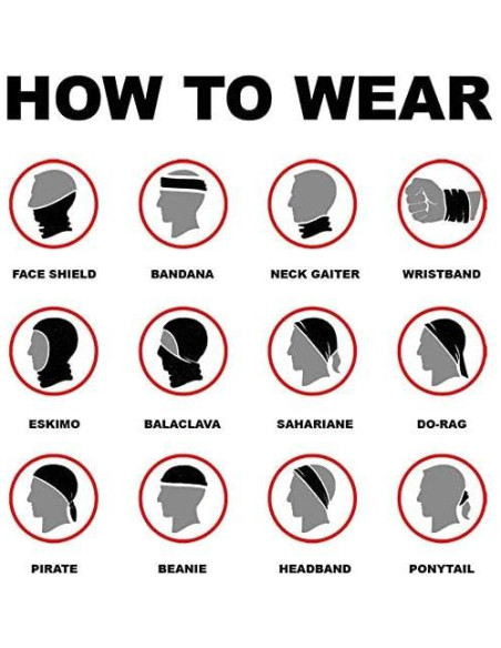 8 Pcs Máscaras Faciales Calavera Balaclava Unisex para Motocicleta