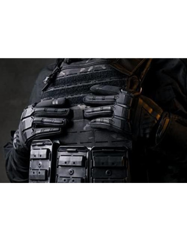 Guantes Tácticos Estación de Guantes Gs-tkg126-bk-2xl Negros
