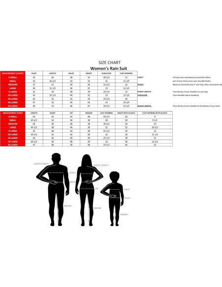 Traje de Lluvia Mujer Milwaukee Leather Grande Resistente Agua