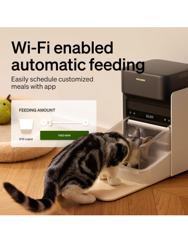Alimentador Automático PETLIBRO 3L Wi-Fi Gato RFID