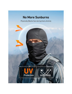 Máscara Balaclava AstroAI - Protección UV y Viento, Unisex 2