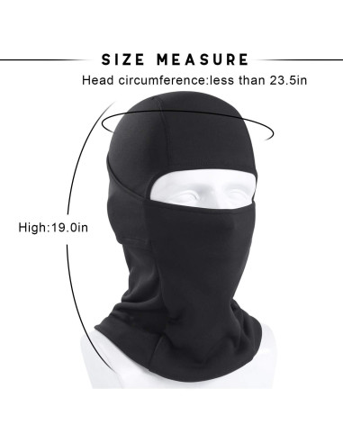 Balaclava Térmica WTACTFUL 2-Pack para Climas Fríos