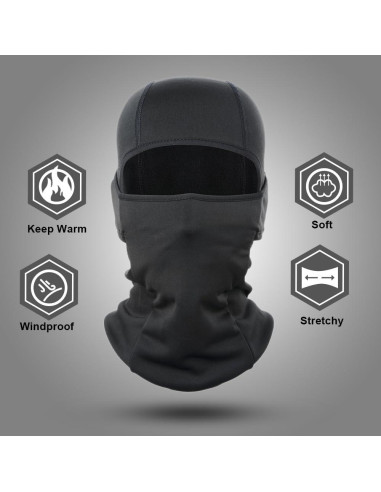 Balaclava Térmica WTACTFUL 2-Pack para Climas Fríos