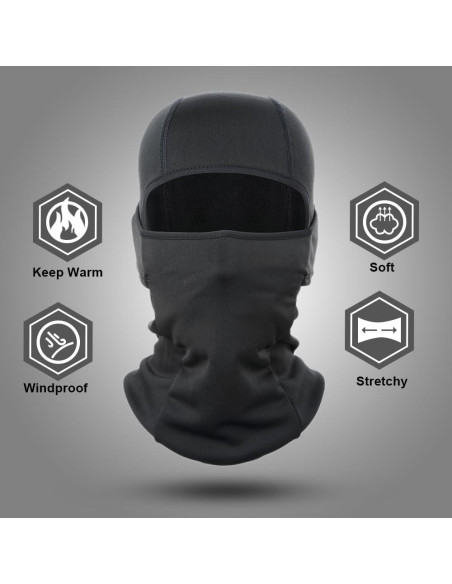 Balaclava Térmica WTACTFUL 2-Pack para Climas Fríos
