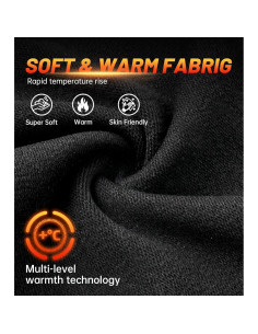 Kewig Balaclava Térmica para Esquí y Motocicleta - Negro 2