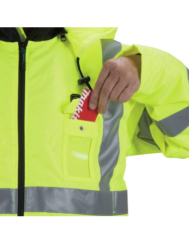 Chaqueta Térmica Makita DCJ206ZL 18V LXT Grande Fluorescente