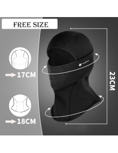 Máscara Balaclava Térmica Polar Unisex para Esquí - 1 PC 2