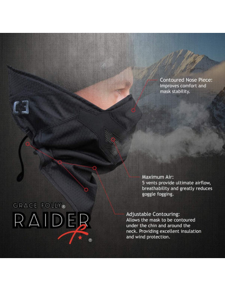 Media Máscara Facial Grace Folly para Climas Fríos - Unisex