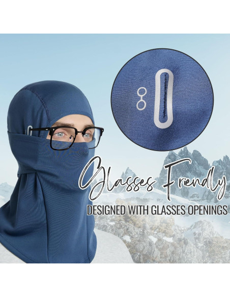 Máscara Balaclava de Invierno Devember - Unisex, Negra