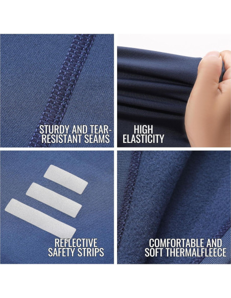 Máscara Balaclava de Invierno Devember - Unisex, Negra