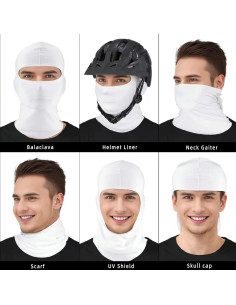 Paquete de 4 Máscaras Balaclava Ezovino Unisex para Esquí 2