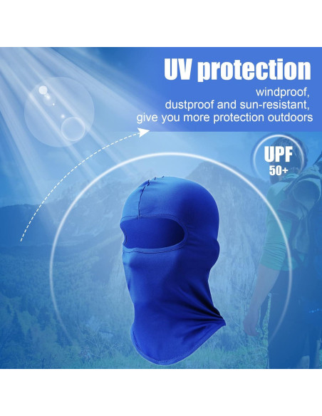 30 Piezas Máscaras Balaclava UV Protección para Hombres y Mujeres