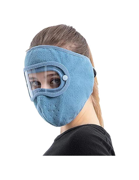 Máscara Térmica de Invierno Unisex Azul - Protección Completa