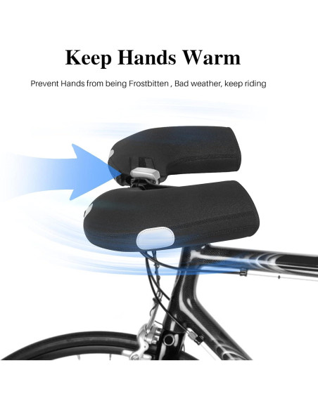 Manoplas de manillar Cintizon para ciclismo de neopreno