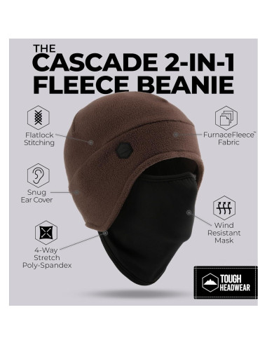 Gorro Térmico con Máscara para Invierno - Resistente y Transpirable