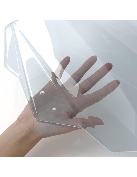 Parabrisas Universal Ajustable Areyourshop para Motocicleta 22-28MM