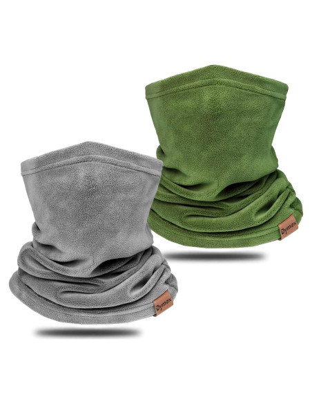 Calentador de Cuello Gaiter Invierno Forro Polar 2 Piezas