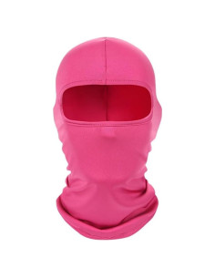 Balaclava Esquí Protección UV Rojo Rosa Unisex 20.1x15cm