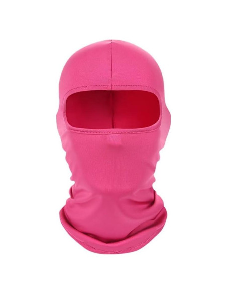 Balaclava Esquí Protección UV Rojo Rosa Unisex 20.1x15cm