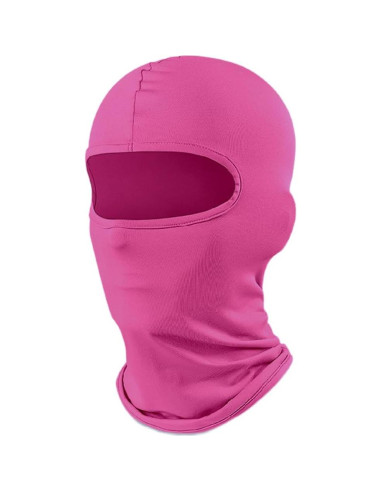 Balaclava Esquí Protección UV Rojo Rosa Unisex 20.1x15cm