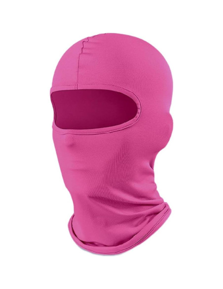 Balaclava Esquí Protección UV Rojo Rosa Unisex 20.1x15cm
