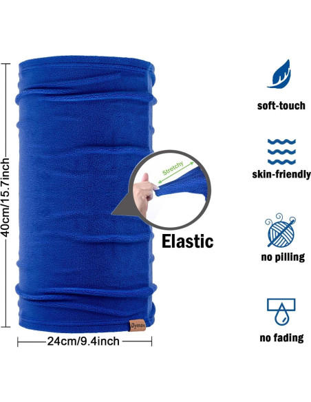 Calentador de Cuello Gaiter Invierno Forro Polar 2 Piezas